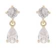 Snö of Sweden Earrings Ashley gold/clear - Earrings - 135288 - 1