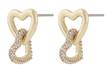 Snö of Sweden Earrings Brooklyn gold/clear - Earrings - 135298 - 1