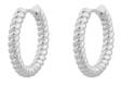 Snö of Sweden Earrings Deia Twist ring plain s - Earrings - 133808 - 1