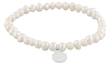 Snö of Sweden Bracelet Saga elastic s/white - Bracelets - 134958 - 1