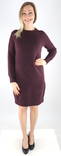 Vero Moda Knitted Dress Doffy winetasting - Women's knitwear - 132178 - 1