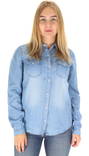 Vila Denim Shirt medium, Blue/Clean - Women's shirts and blouses - 121038 - 1
