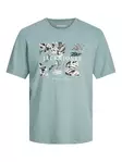 Jack&Jones men's printed t-shirt Floor - Men's T-shirts - 136358 - 4