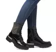 Rieker women's ankle boots 72607-00 black - Rieker ankle boots - 136598 - 5