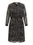 Only Carmakoma plus size dress V-Neck black/atristic - Dresses and tunics - 137438 - 1