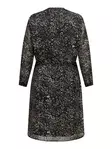 Only Carmakoma plus size dress V-Neck black/atristic - Dresses and tunics - 137438 - 2