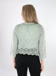 JDY women's short cardigan Sun 3/4 Cropped jadeite - Women's knitwear - 137798 - 2