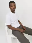 Jack&Jones men's polo shirt / t-shirt Austin Polo white/classic - Men's T-shirts - 138248 - 1