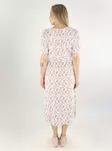 Pieces midi viscose dress Ankle cloud dancer/romantic - Dresses and tunics - 138458 - 2