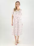 Pieces midi viscose dress Ankle cloud dancer/romantic - Dresses and tunics - 138458 - 1