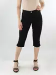 Vila stretchy capris Jeggy RW black - Women's shorts and capris - 138568 - 1