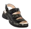 Think! women's sandals Cambio 000587-0080 black - Women's work shoes - 138808 - 1