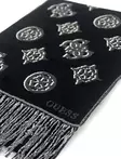 Guess Scarf AW5451VIS03 BLO black logo - Women's scarfs - 140078 - 2