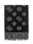 Guess Scarf AW5451VIS03 BLO black logo - Women's scarfs - 140078 - 1