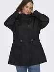 Only Carmakoma women's plus size coat Parka black - Women's light jackets - 140198 - 4