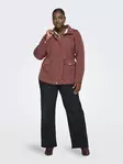 Only Carmakoma women's plus size jacket CARNEWSTARLINE spiced apple - Women's light jackets - 140318 - 3