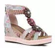 Laura Vita women's high-heeled sandals Facyo 72 rose - Women's sandals - 140768 - 1