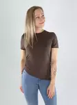 Only t-shirt ruching chocolate martini - Women's T-shirts - 141258 - 1
