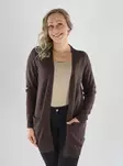 Vila cardigan VIRIL OPEN L/S KNIT CARDIGAN coffee bean - Dresses and tunics - 141678 - 1