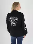 Guess Shirt V6YI22K4658 JBLK black - Women's long sleeved shirts - 141498 - 2