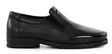 Ilves men's genuine leather walking shoes with XXL last 2405 nappa black - Men's walking shoes - 138048 - 1