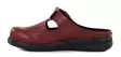 Ilves women's wide last leather mules 5007/A red - Women's mules - 140298 - 3