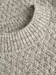 Jack&Jones men's sweater Mock Neck oatmeal - Men's knitwear - 137528 - 5
