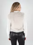 JDY women's faux fur vest Faux Fur birch - Women's vests - 139508 - 2