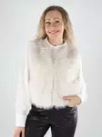 JDY women's faux fur vest Faux Fur birch - Women's vests - 139508 - 1