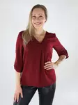 JDY women's shirt 3/4 cabernet - Women's long sleeved shirts - 138938 - 3