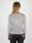 JDY women's wool blend shirt Woolblend light grey - Women's long sleeved shirts - 139028 - 2