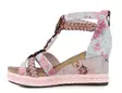Laura Vita women's high-heeled sandals Facyo 72 rose - Women's sandals - 140768 - 2