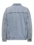 Only Carmakoma women's plus size denim jacket Ocean Oversize light blue denim - Women's denim jackets - 138018 - 3