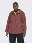 Only Carmakoma women's plus size jacket CARNEWSTARLINE spiced apple - Women's light jackets - 140318 - 1