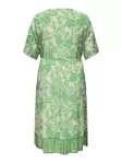 Only Carmakoma plus size dress V-Neck birch/pailsey - Dresses and tunics - 138348 - 2
