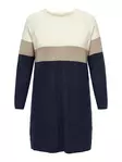 Only Carmakoma plus size knit dress Laura Whitecap gray - Dresses and tunics - 136848 - 1