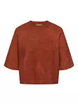 Only Carmakoma CARSIMONI 3/4 PULLOVER KNT picante/melange - Women's knitwear - 141688 - 1
