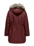 Only Carmakoma plus size coat Parka syrah/nature - Women's parka coats - 137328 - 2