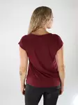 Only women's t-shirt ONLFREE V-Neck tawny port - Women's T-shirts - 138978 - 2