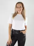 Only women's t-shirt white/studs - Women's T-shirts - 139088 - 1