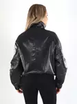 Only jacket ONLMINI FAUX LEATHER black - Women's leather- and pu-jackets - 141458 - 2