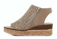 Rieker women's wedge sandals 63791-60 beige - Rieker women`s sandals - 140368 - 2