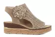 Rieker women's wedge sandals 63791-60 beige - Rieker women`s sandals - 140368 - 1