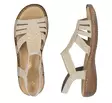 Rieker women's sandals 608C0-62 beige - Rieker women`s sandals - 138188 - 3