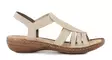 Rieker women's sandals 608C0-62 beige - Rieker women`s sandals - 138188 - 1