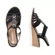 Rieker Remonte women's sandals R6264-00 black - Rieker women`s sandals - 138168 - 3
