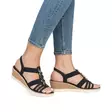 Rieker Remonte women's sandals R6264-00 black - Rieker women`s sandals - 138168 - 4