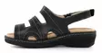 Suave genuine leather sandals Athens 15004T black - Women's sandals - 138138 - 3