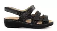 Suave genuine leather sandals Athens 15004T black - Women's sandals - 138138 - 2