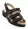 Suave genuine leather sandals Athens 15004T black - Women's sandals - 138138 - 1